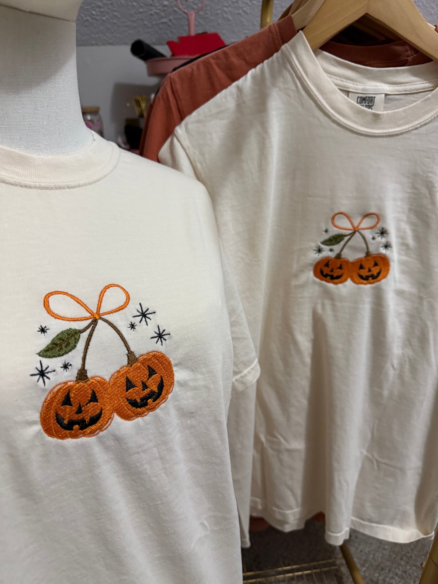 Pumpkin Bow Tee