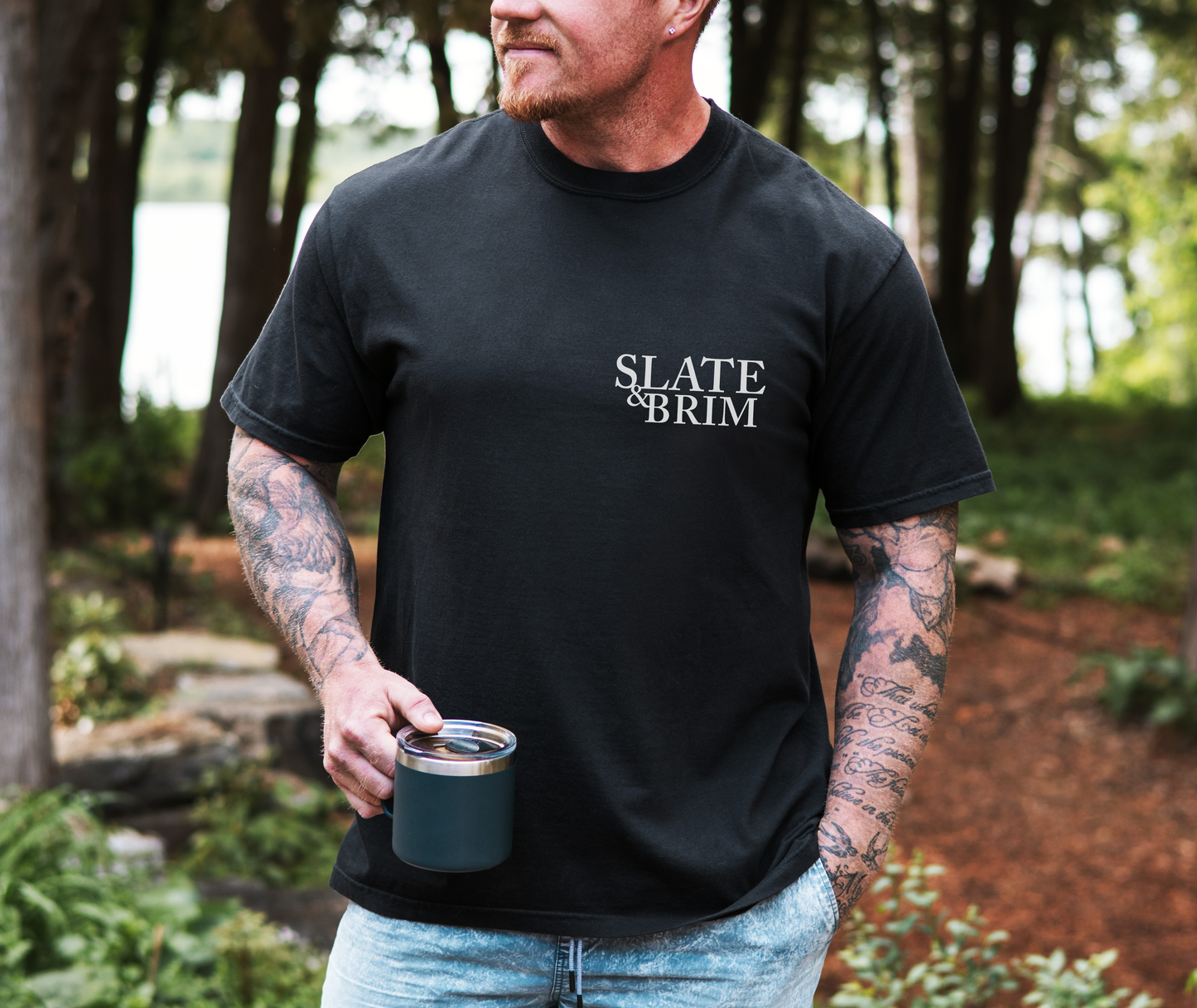 Slate & Brim Logo Tee