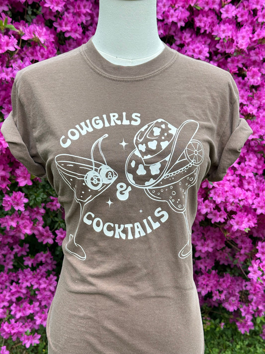 Cowgirls and Cocktails Tee