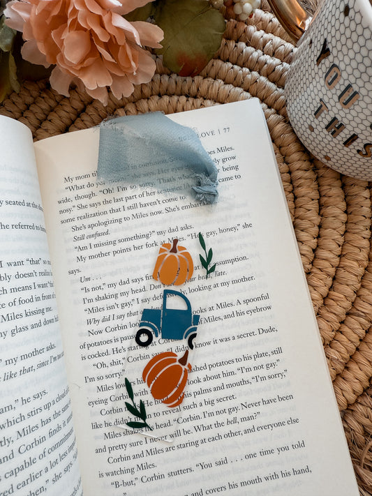 Fall Truck Bookmark