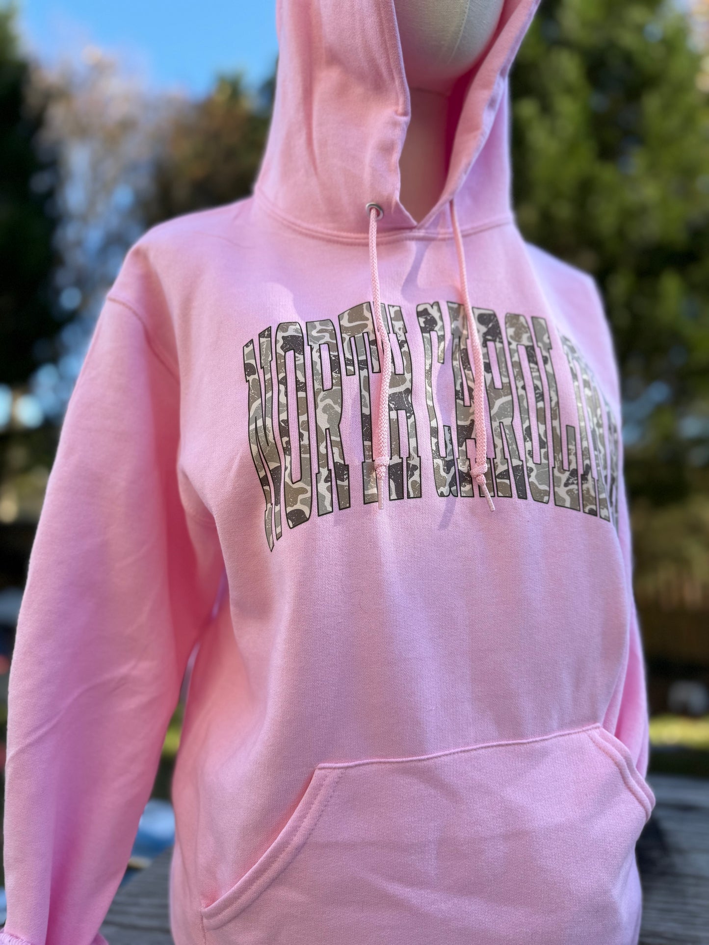 North Carolina Camo Hoodie