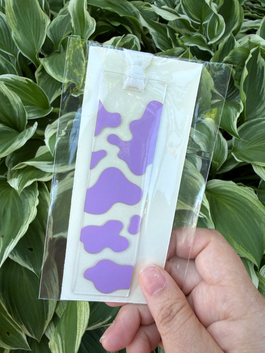 Cow Print Bookmark
