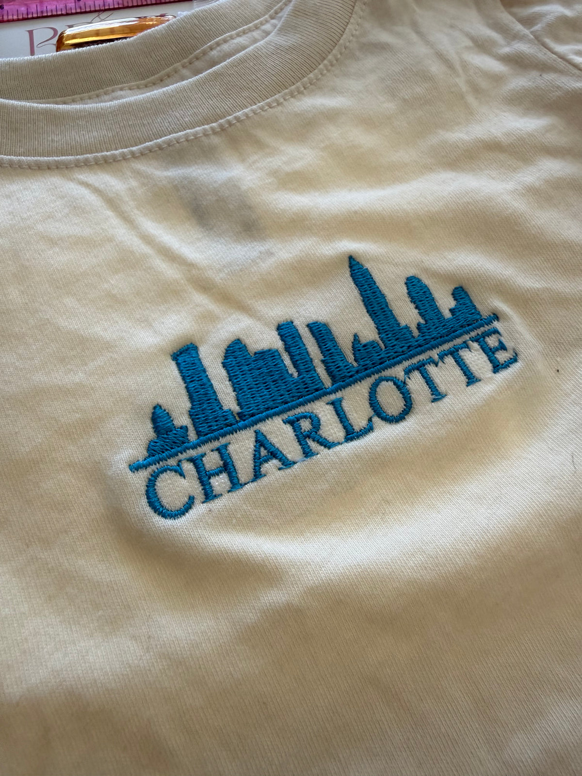 Charlotte Youth Embroidered Tee