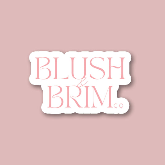 Blush&BrimCo Sticker