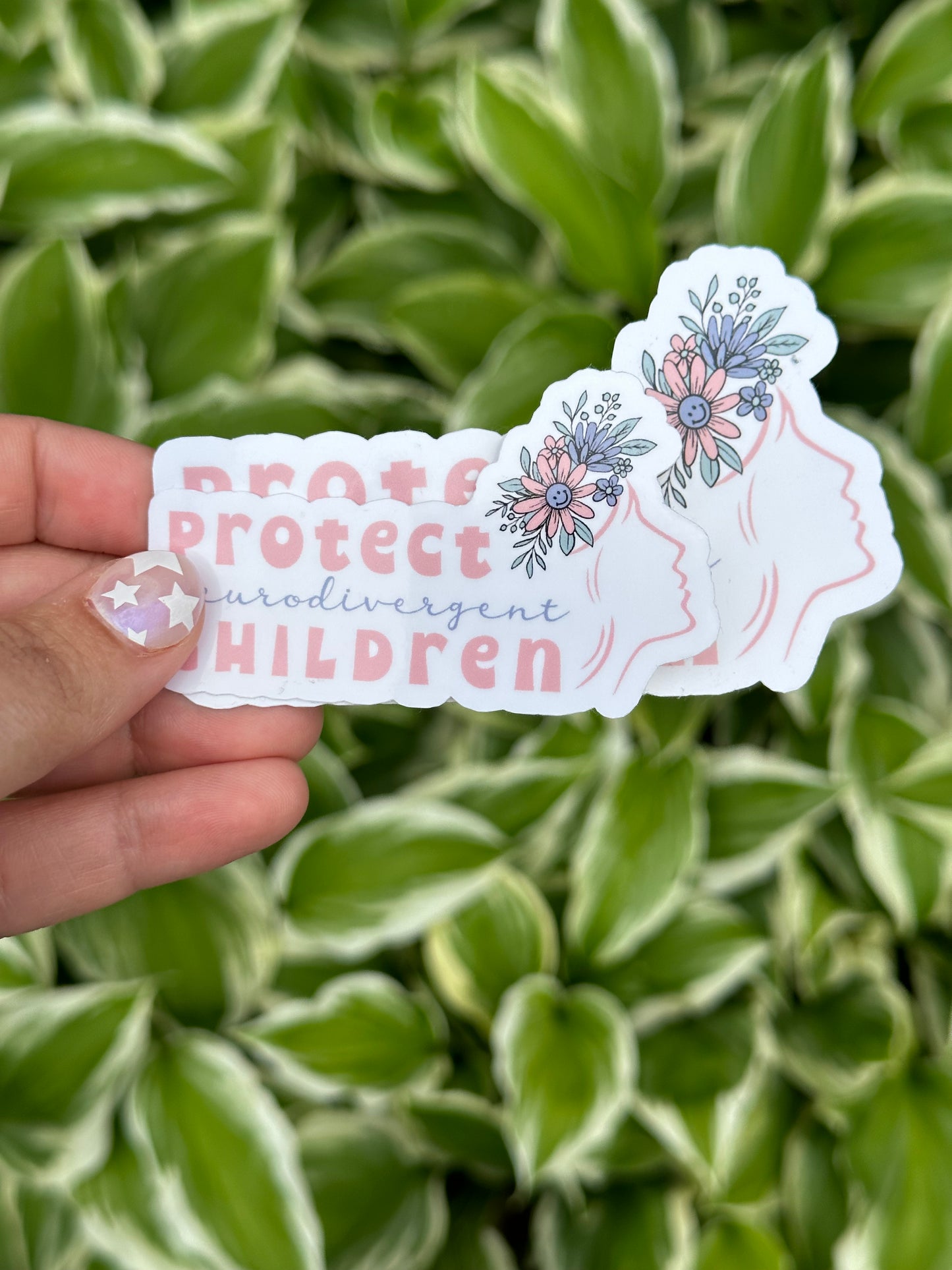 protect neurodivergent children sticker