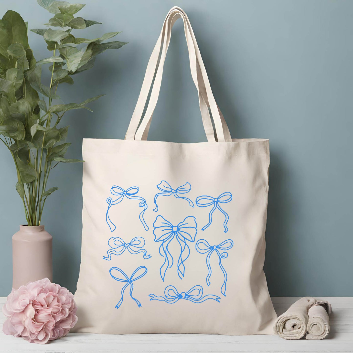 Bow Canvas Bag