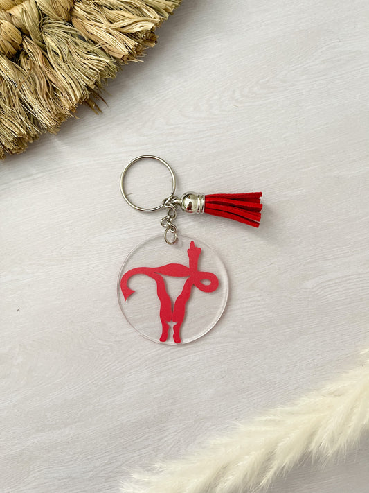 Uterus Keychain